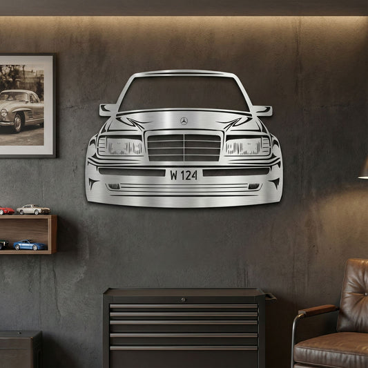 W124 Keula metallinen seinäkyltti