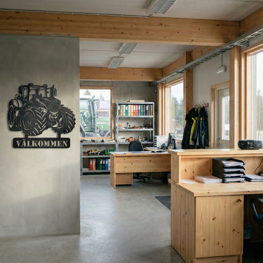 Fendt-traktori metallinen seinäkyltti