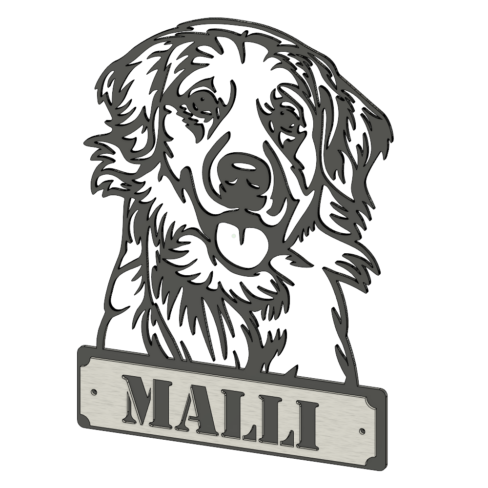 koirakyltti oma nimikyltti valitsemallasi koirarodulla kustomoitava koirataulu metallitaulu metallikyltti sisustus