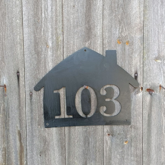 Kota metallinen kustomoitava talonumero