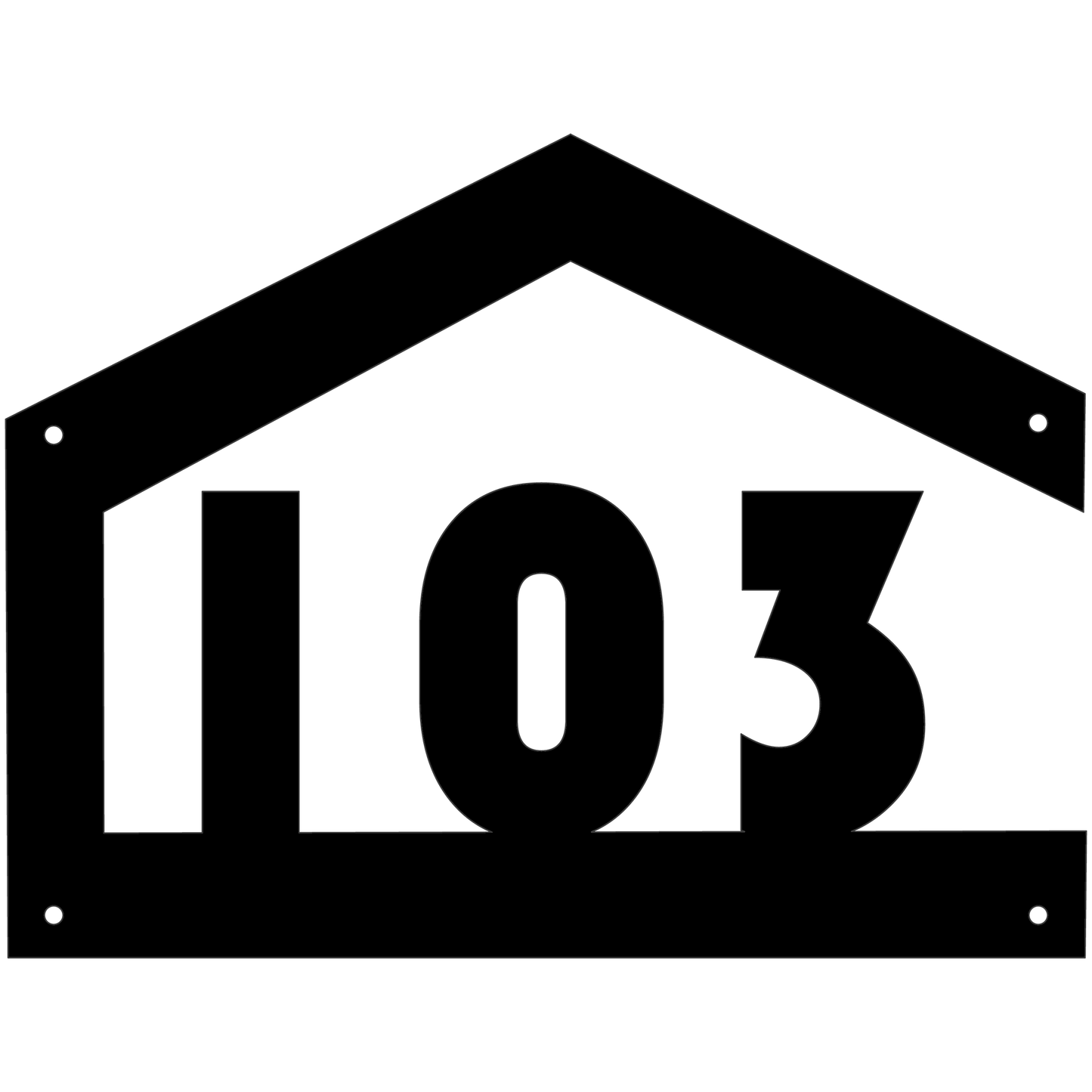 Harja metallinen talonumero modernilla ja selkeälinjaisella muotoilulla. Laserleikattu ja säänkestävä kyltti saatavana useissa materiaaleissa kuten corten teräs, maalattu musta ja ruostumaton teräs. Tyylikäs yksityiskohta kotiin tai mökille.